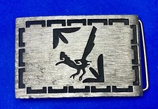 Unknown To Me  Southwestern Symbol Native Indian Tribal Vintage Belt Buckle