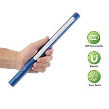 LED Under Cabinet Closet Light USB Rechargeable Blue Magnetic Night Lamp Strip