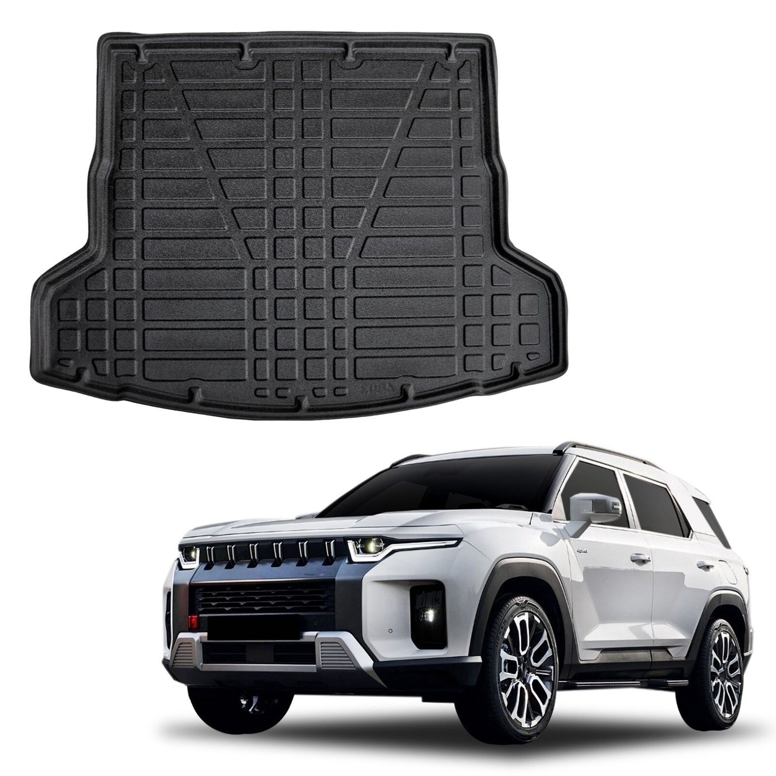 Tapis de coffre sur mesure pour Ssangyong Torres depuis 2023 finition premium 3D