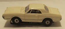 Aurora TJet Cougar White Slot Car 1389