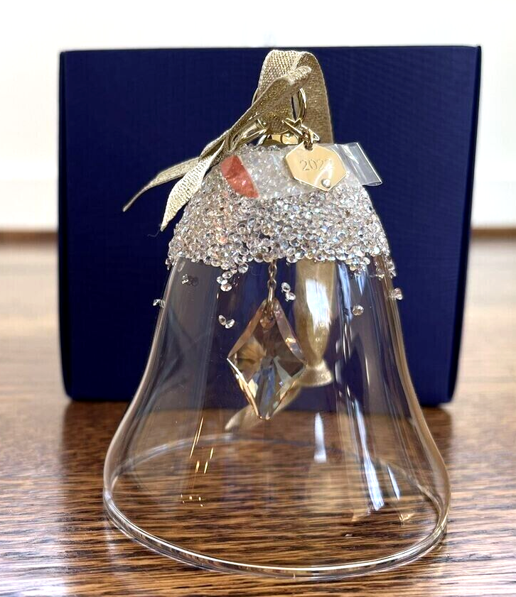 Swarovski Crystal Dillard's Exclusive Annual 2022 Bell Ornament
