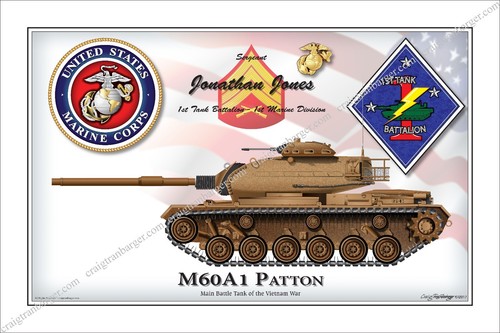 Tank,M60A1,Patton,armored,vehicle,Army,USMC,Marines - Picture 19 of 26