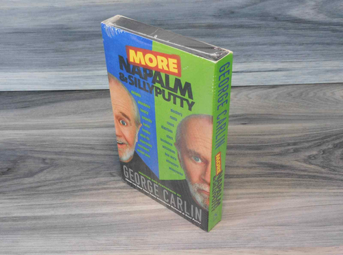 More Napalm and Silly Putty George Carlin 2-1/2 Hour Audio Cassette Sealed - Picture 4 of 4