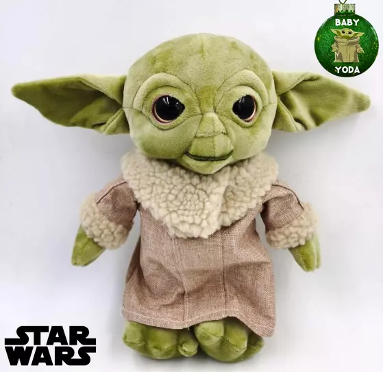 DISNEY MUÑECO PELUCHE BABY YODA - STAR WARS 30 CM THE MANDALORIAN