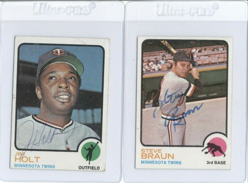 1973 Topps Minnesota Twins 10 Card Autograph Baseball Card Lot Oliva & Killebrew - Picture 5 of 6