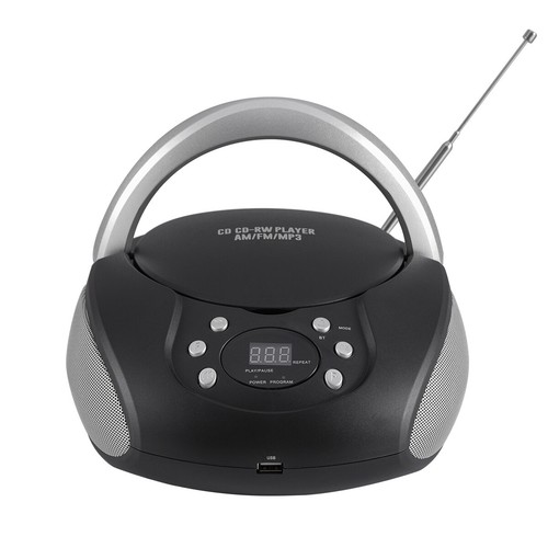 Bluetooth CD Player Boombox w/USB AM/FM Radio Portable Stereo System CD-R/CD-RW - Picture 8 of 9