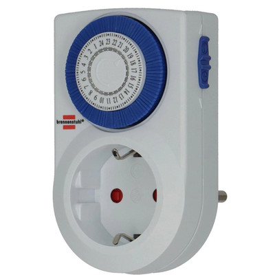 Brennenstuhl MMZ 20 timer switch, mechanical timer socket (daily timer switch )