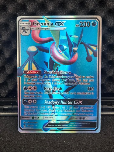 Greninja GX 120/131 Ultra Rare Forbidden Light Pokemon Holo Lightly Played