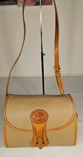 Dooney Bourke VINTAGE ALL WEATHER LEATHER AWL Crossbody Bag Pebbled Taupe/Tan