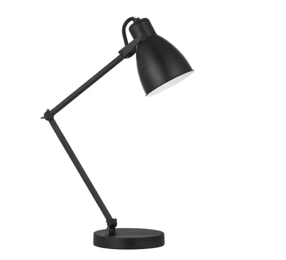 Hampton Bay 24 pulgadas Lámpara de escritorio Black Architect Foto 3 de 4