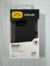 OtterBox Defender Case with Holster Case for iPhone 17, Black Case