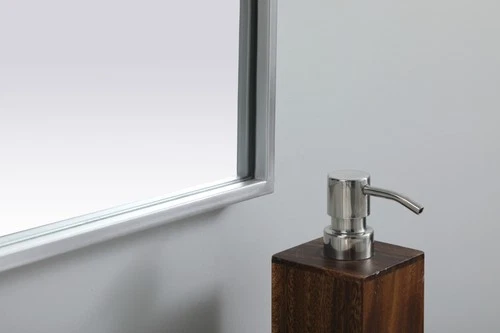 Elegant Lighting MR1A2430 Ayra 24" W x 30" H Modern Arched - Silver - Picture 4 of 12