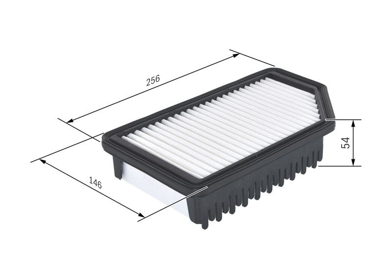 Bosch F026400350 Air Filter Insert Fits Hyundai Accent Veloster Kia Soul Rio New - Image 18
