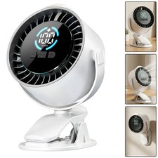 USB Rechargeable Mini Cooling Fan Clip On Desk Table Office Stroller Camping Gym