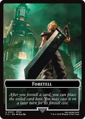 Normal - Foretell // Treasure Double-Sided Token - 10 // 23 - NM - EN