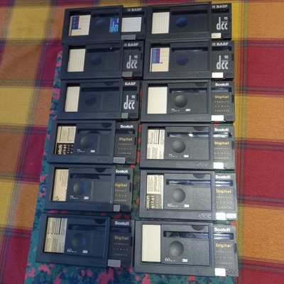 12 dcc cassetten digital 3 X 60 min, 4 x 75 min, 5 X  90 min,