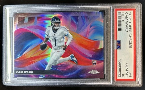 2025 Topps Chrome Cam Ward Base (PSA 10)