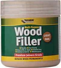 Image of Everbuild Multi-Purpose Wood Filler, Light Oak, 250 ml