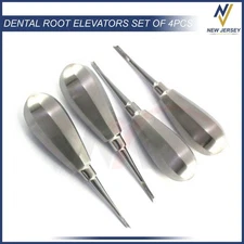 Dental Root Elevators Kopp Oral Surgery PDL Luxating Tooth loosening 4PCS SET CE