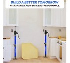 MODERN UTILITY Adjustable Screw Support Pole 22.8-45.3 in 200 lb Blue/Black — photo 2