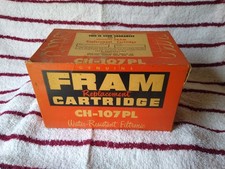 Fram Replacement Cartridge Oil Filter Ch-107pl Vintage Chevy Fram Replacement Cartridge Oil Filter Ch-107pl Vintage Chevy