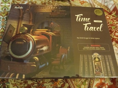Rolife Time Travel  3D Creative Bookends Model Kits