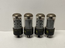 (4) Tested 7591 Matched Quad Set CMI Vacuum Tube Vintage Radio