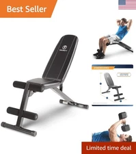 Multi-Position Fitness Bench - Ideal for Home Weightlifting & Strength Training