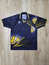 ERREA VINTAGE FOOTBALL SHIRT 90S  SOCCER JERSEY BLUE JERSEY XL