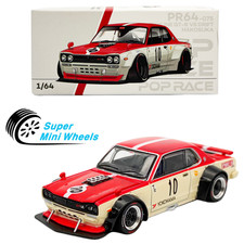 Pop Race 1:64 Nissan Skyline GT-R V8 Drift Hakosuka Watanabe #75