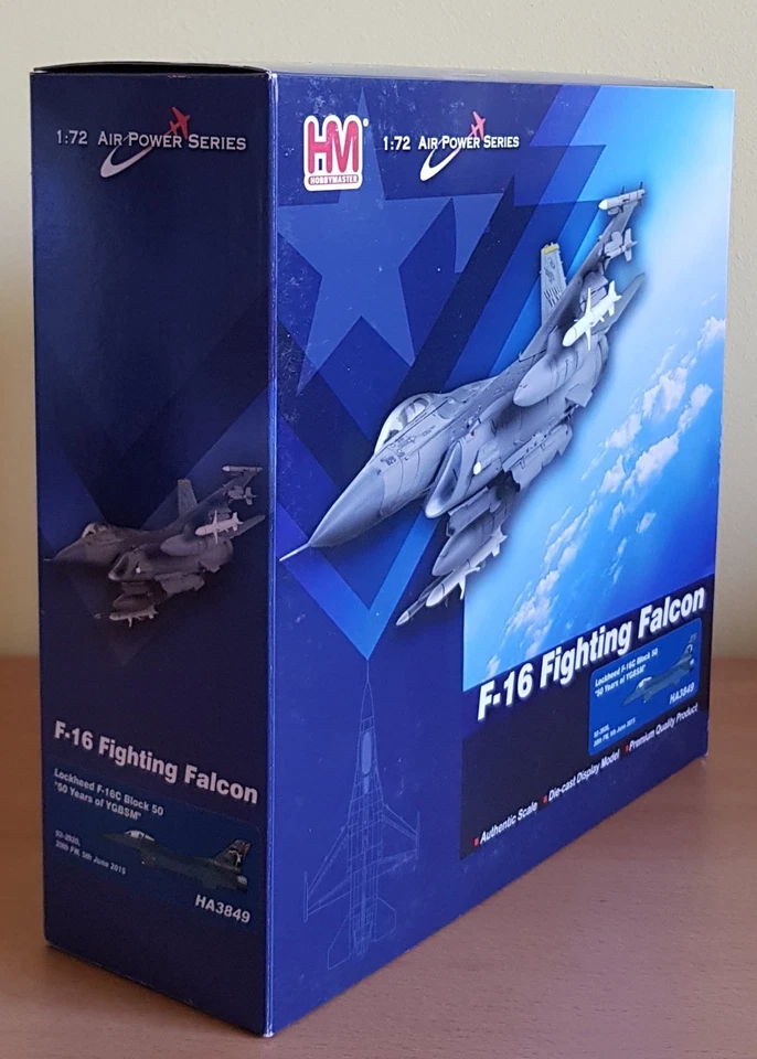 Hobby Master 1/72 HA3849 F-16C USAF 77th FS Wild Weasels "50 Years of YGBSM" - Image 3 of 4