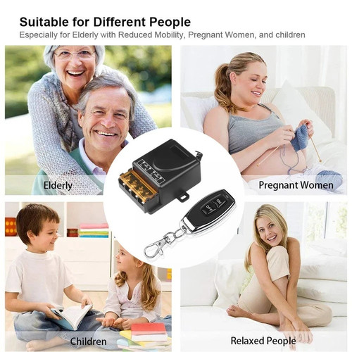 AC Wireless Remote 110V-240V 30A RF Relay Control Remote Switch 433Mhz Receiver - Picture 6 of 19