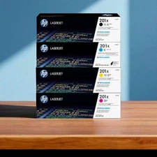 HP 201X High Yield 4-Pack Original LaserJet Toner Cartridge CF400X-CF403X