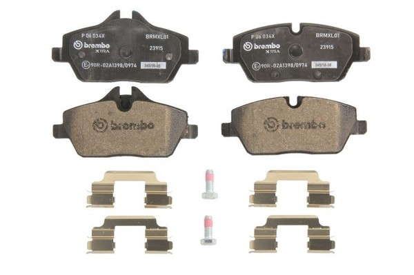 Bremsbelagsatz Brembo Xtra P 06 034X, Vorne-image