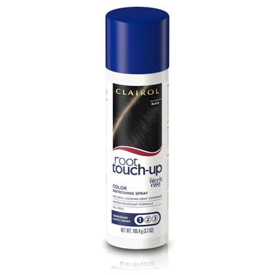 Root Touch-Up by Nice'n Easy Temporary Hair Coloring Spray Black Hair Color P...