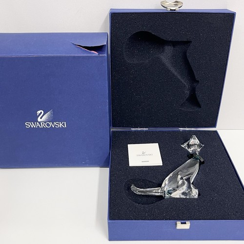 Swarovski Crystal The Cat With Green Collar NIB 289478 A 7685 NR 000 002 - Picture 8 of 12