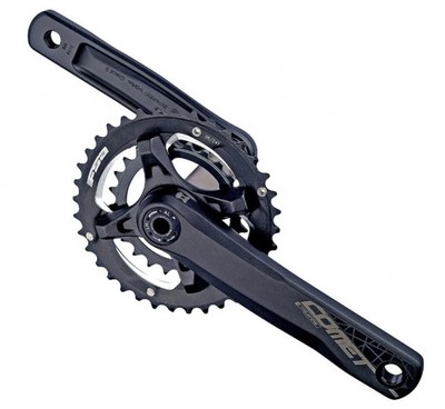 FSA Kurbelgarnitur Comet Modular Megaexo 2x 175 mm Schwarz - steife MTB-Kurbe...