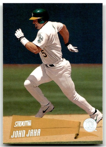 2000 Stadium Club john Jaha #104 card