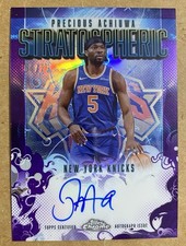 2025-26 Topps Chrome Basketball Stratospheric Signatures Precious Achiuwa /75