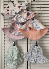 6 Sun Hats For Baby Girl Various Sizes