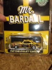 Greenlight 1/64 Mr Bardahl 1967 chevrolet camaro yellow NIB