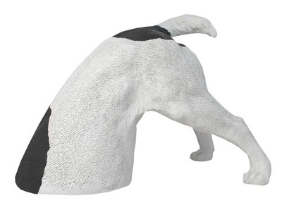 Deko Hund grabend Jack Russell Terrier Gartendeko Hundefigur Gartenfigur