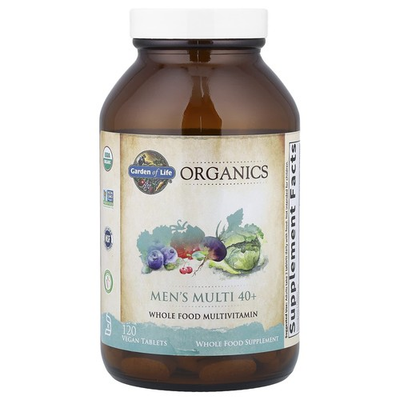 #ad #ad Garden of Life Men#x27;s Multi 40 Whole Food Multivitamin 120 Vegan Tablets $29.99