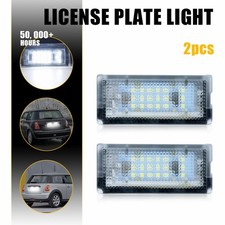 2x For Mini Cooper R50 R52 R53 2001-2006 White Led License Plate Tag Light Rear