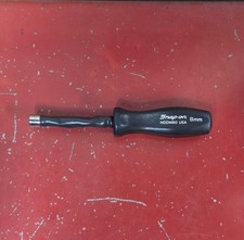 Snap-on 8mm Metric Nut Driver Black Hard Handle Nddm80 Unused Excellent Cond.