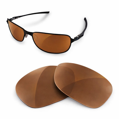newpolar reemplazo lentes polarizadas para oakley nuevo cable c marrón