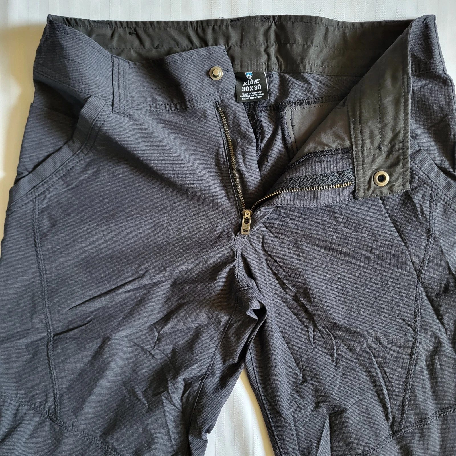 Kuhl Deceptr Pants Men's 30x29 Navy Lightweight Technical Modern Stretch Hiking