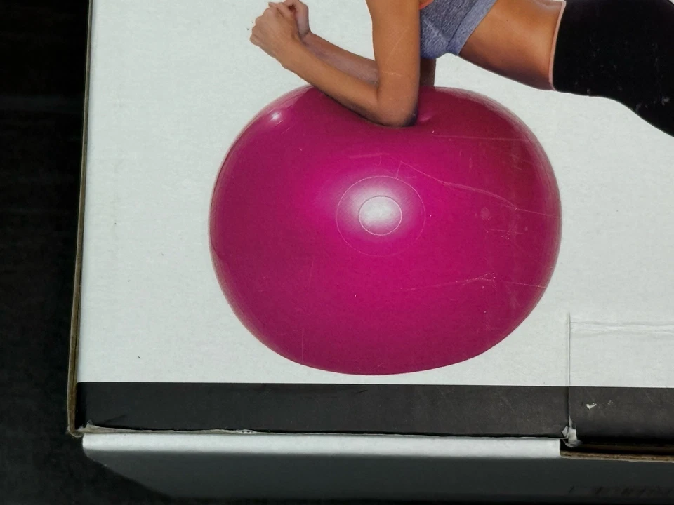 Pelota Fitness Werk It Anti-Burst 65 cm Rosa con Bomba - Flexibilidad Core Balance NUEVO Foto 2 de 4