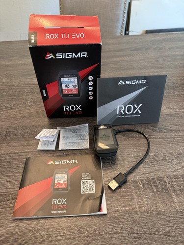 Sigma ROX 11.1 Evo Bike Computer - Black | eBay