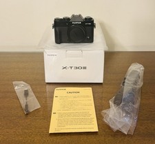 Fujifilm Mirrorless Camera Body X-T30 III, Black - OPEN BOX